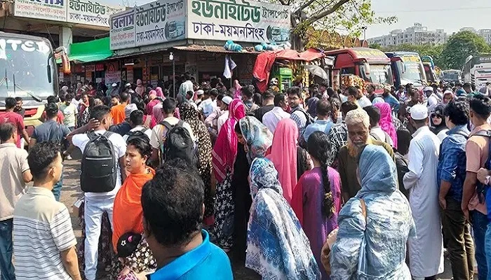 টানা ৫ দিনের ছুটিতে ঢাকা ছাড়ছে মানুষ