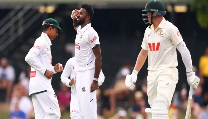 টাইগার পেসারদের তোপে ৮ উইকেট হারিয়ে বিপদে অস্ট্রেলিয়া