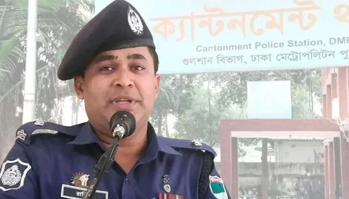 ক্যান্টনমেন্ট থানার সেই ওসি গ্রেপ্তার