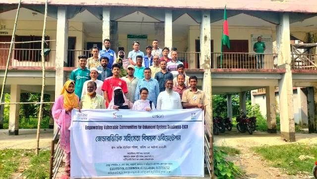 দুর্যোগে নারী-কিশোরীর নিরাপত্তায় ওরিয়েন্টেশন