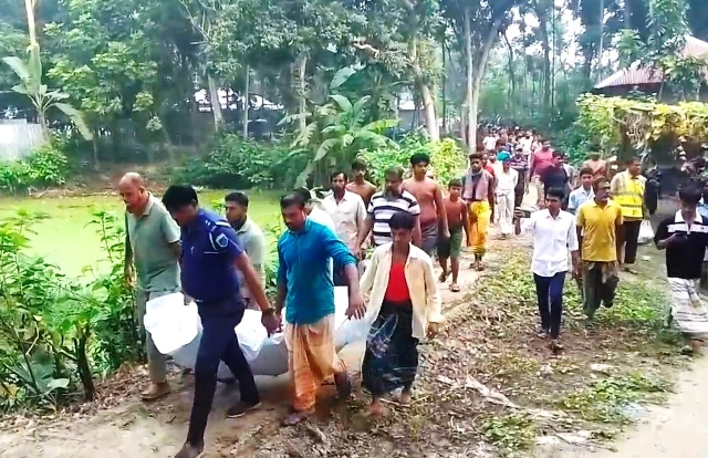 আমিনপুরে নিখোঁজের পরদিন মিলল ব্যবসায়ীর ঝলসানো লাশ